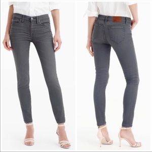 J. Crew Toothpick Skinny Jeans Grey Dove Size 24
